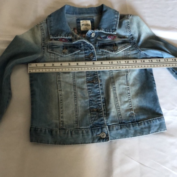 Girls size 12 Mudd Girls Denim Jacket - Picture 10 of 10